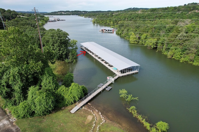 14 Little Creek Ln, Kimberling City, MO 65686 - drone / aerial view of a nearby body of water