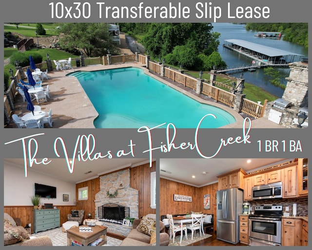 14 Little Creek Ln, Kimberling City, MO 65686 - view of marketing collateral with multiple images