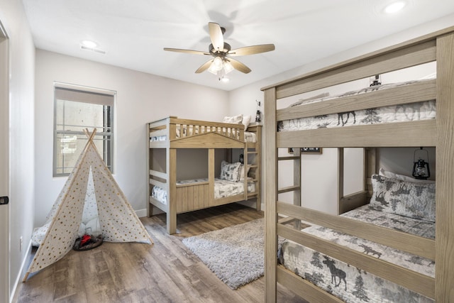 34 Shellie Ln, Branson, MO 65616 - bedroom with wood finished floors and recessed lighting