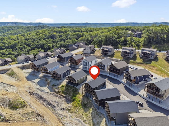 34 Shellie Ln, Branson, MO 65616 - aerial view of residential area featuring a forest