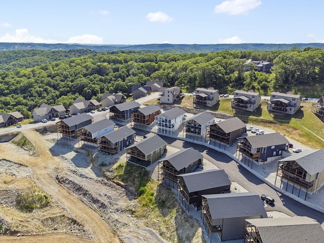 34 Shellie Ln, Branson, MO 65616 - aerial perspective of suburban area featuring a forest