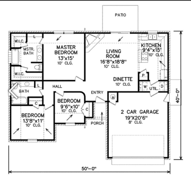 1310 E 476th Rd, Bolivar, MO 65613 - view of floor plan / room layout