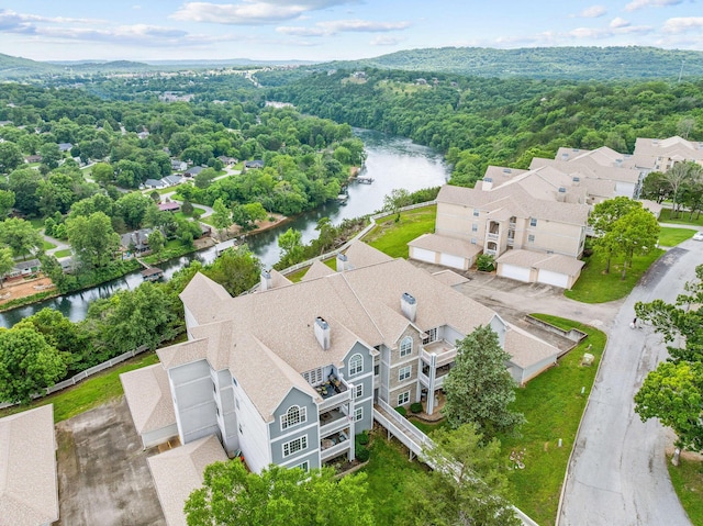 110 Cottonwood Trl Unit 2D, Branson, MO 65616 - aerial view of residential area featuring a large body of water
