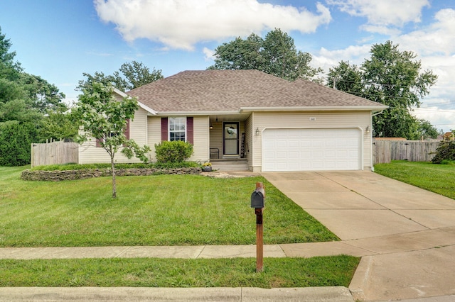 608 S Ashwood Ct, Nixa, MO 65714 - view of front facade featuring an attached garage, driveway, and roof with shingles