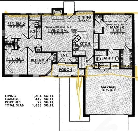 1322 E 476th Rd, Bolivar, MO 65613 - view of room layout