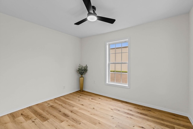 1024 N Fulbright Ave, Springfield, MO 65802 - empty room featuring wood finished floors and a ceiling fan