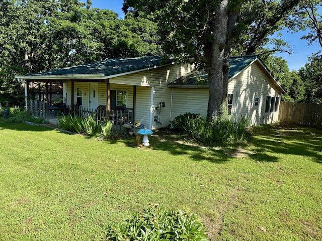1235 W State Route 17, Houston, MO 65483 - back of house featuring covered porch