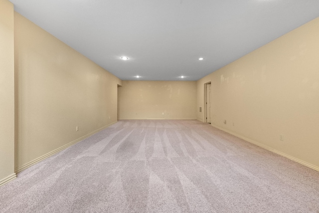 966 S Carriage Ave, Springfield, MO 65809 - unfurnished room featuring light colored carpet and recessed lighting