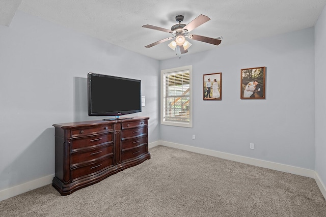 628 N Alexandria St, Nixa, MO 65714 - bedroom with light carpet and ceiling fan