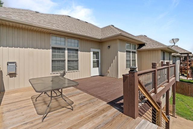 628 N Alexandria St, Nixa, MO 65714 - view of wooden terrace