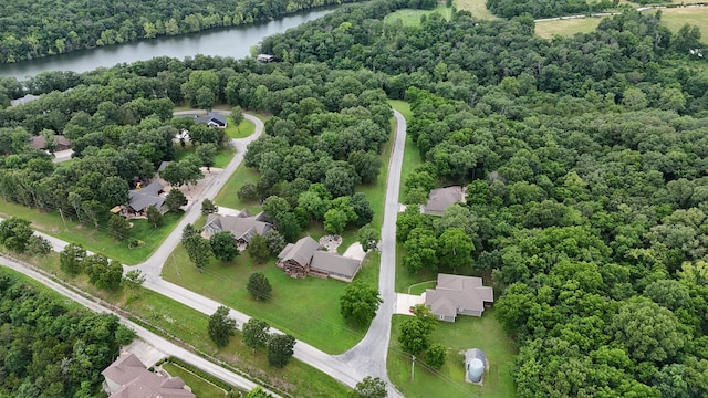 21791 Mill Creek Dr, Shell Knob, MO 65747 - aerial view of property's location featuring a large body of water and a forest