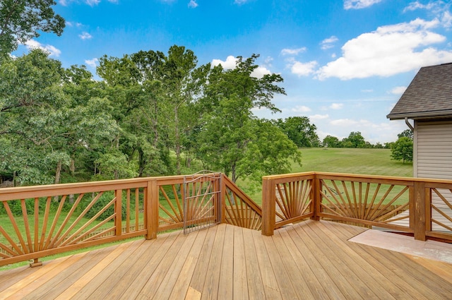 136 Cedar Dale Ln, Ozark, MO 65721 - deck with a yard