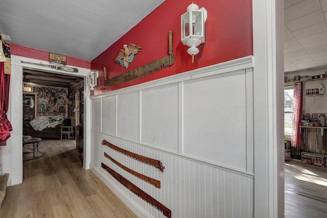 106 S Gilmore St, Miller, MO 65707 - hall with wood finished floors