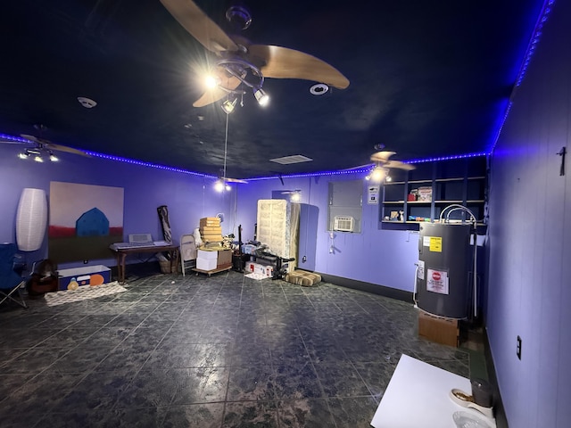 6424 W Farm Rd Unit 140, Springfield, MO 65802 - cinema with water heater and a ceiling fan