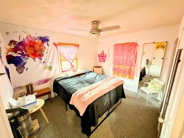 6424 W Farm Rd Unit 140, Springfield, MO 65802 - carpeted bedroom with ceiling fan