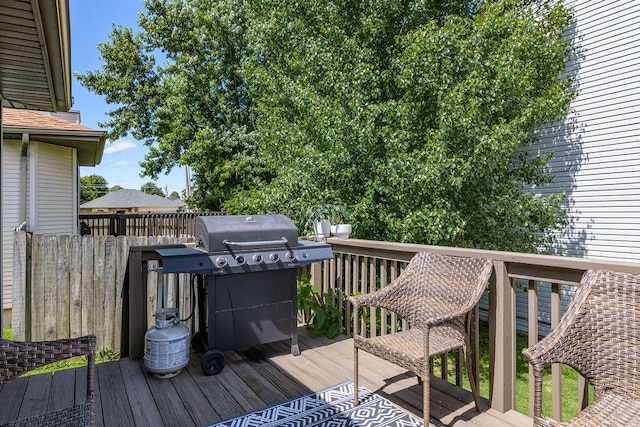 828 S Chinkapin Ave, Nixa, MO 65714 - deck featuring a grill
