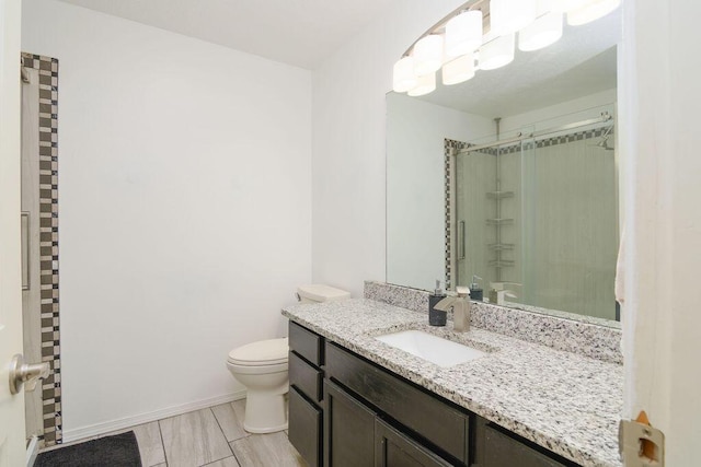 828 S Chinkapin Ave, Nixa, MO 65714 - bathroom with vanity and an enclosed shower