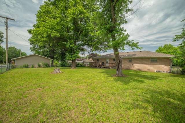 212 N School St, Goodman, MO 64843 - view of yard
