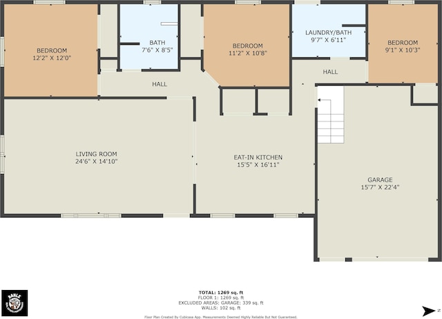 212 N School St, Goodman, MO 64843 - view of room layout