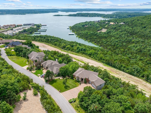215 Split Rock Dr, Hollister, MO 65672 - drone / aerial view of a nearby body of water