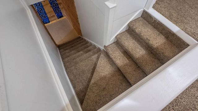 1160 Bethel Ave, Mammoth Spring, AR 72554 - staircase featuring carpet
