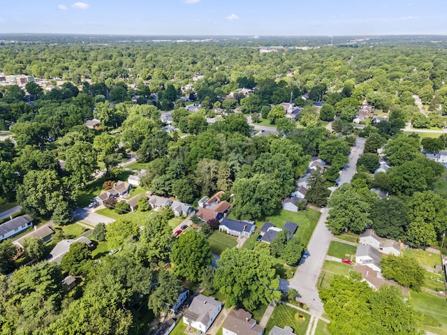 1547 S Kickapoo Ave, Springfield, MO 65804 - aerial view of property's location with a forest