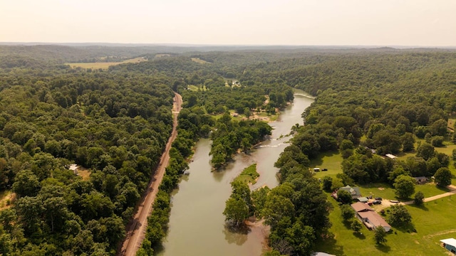 4534 Bayou Access Rd, Mammoth Spring, AR 72554 - bird's eye view of a forest and a large body of water
