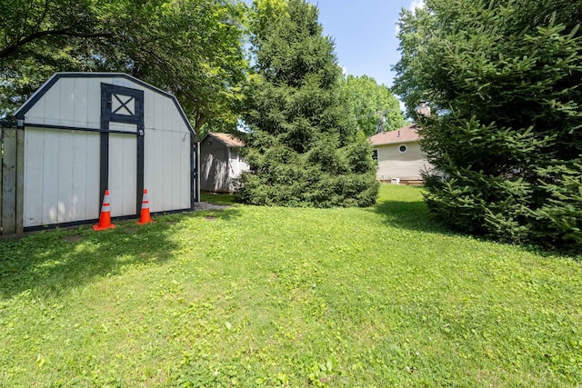 220 E Portland St, Springfield, MO 65807 - view of green lawn with a storage unit