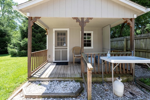 220 E Portland St, Springfield, MO 65807 - view of wooden deck