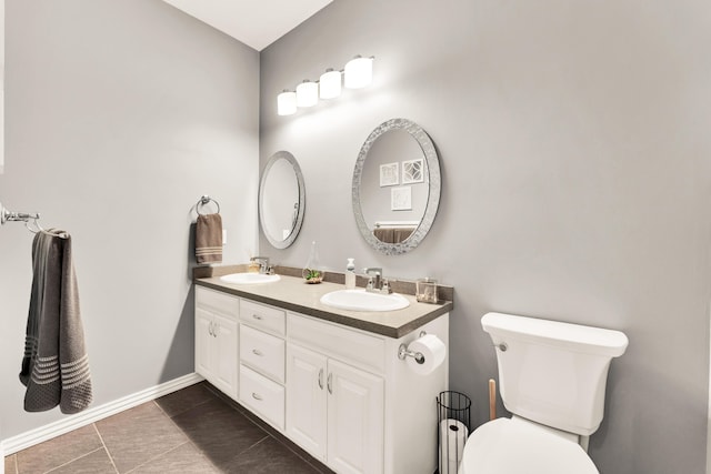 3318 Winged Foot Dr, Nixa, MO 65714 - full bathroom featuring double vanity and tile patterned flooring