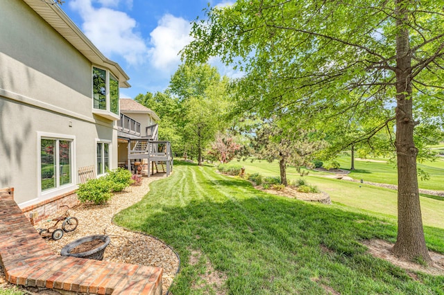 3318 Winged Foot Dr, Nixa, MO 65714 - view of grassy yard with stairway