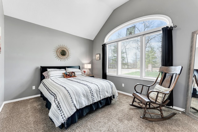 3318 Winged Foot Dr, Nixa, MO 65714 - bedroom featuring lofted ceiling and carpet