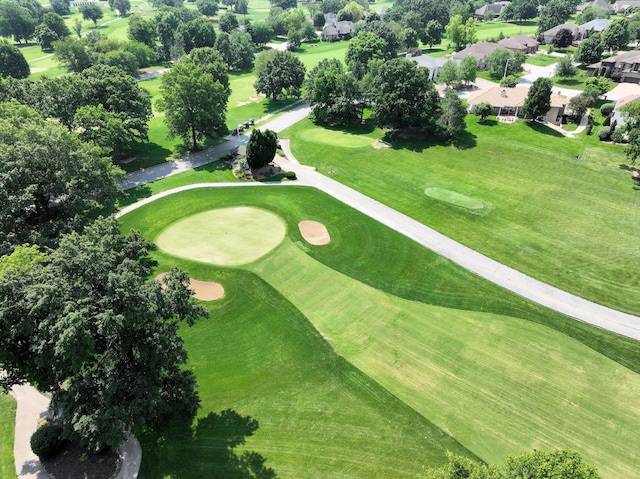 3318 Winged Foot Dr, Nixa, MO 65714 - aerial perspective of suburban area featuring a local golf course