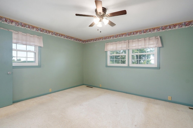 13762 State Highway Z, Verona, MO 65769 - unfurnished room with plenty of natural light, ceiling fan, and carpet