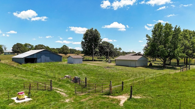 13762 State Highway Z, Verona, MO 65769 - view of yard featuring an outdoor structure, a view of rural / pastoral area, and a pole building