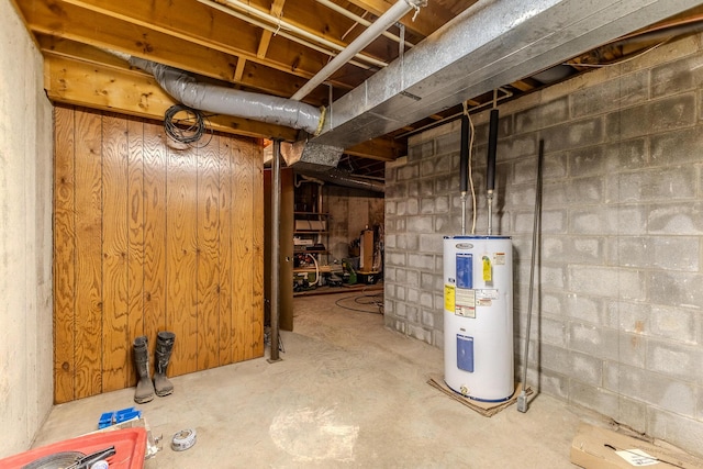 10675 State Highway Aa, Grovespring, MO 65662 - unfinished below grade area with water heater