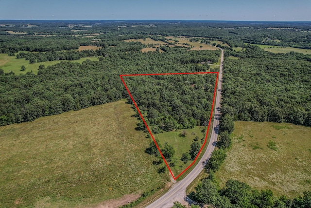 10675 State Highway Aa, Grovespring, MO 65662 - aerial view of property's location with property boundaries highlighted