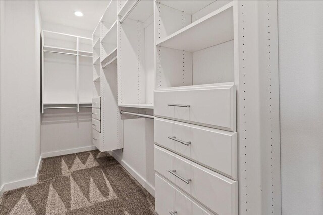 2803 Town Dr, Mountain Grove, MO 65711 - spacious closet featuring dark carpet