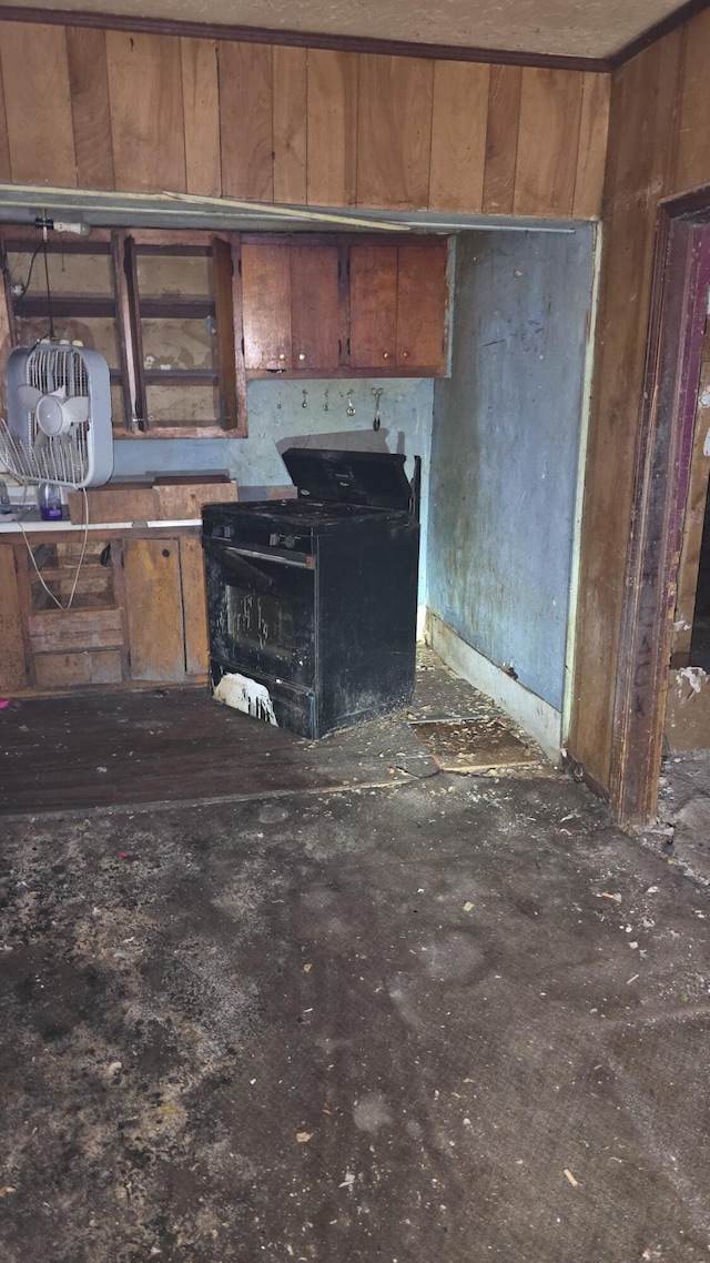 1301 N Rogers Ave, Springfield, MO 65802 - kitchen with brown cabinets