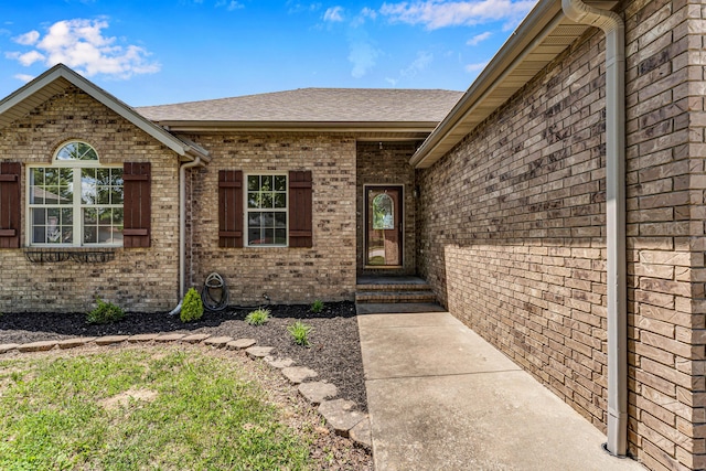 639 N Althea Ave, Nixa, MO 65714 - entrance to property with brick siding and a shingled roof