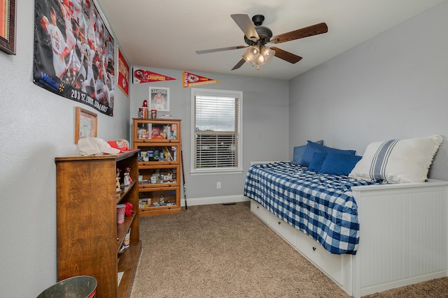 1925 E Costa Mesa Ct, Ozark, MO 65721 - bedroom with carpet floors and a ceiling fan