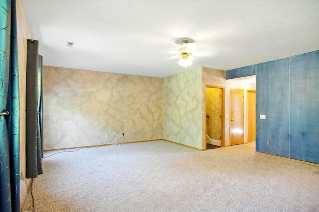 4939 S Prairie View Ave, Battlefield, MO 65619 - spare room featuring carpet and baseboards
