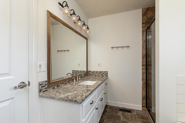 1020 Berkley Dr, Marshfield, MO 65706 - bathroom with vanity and a shower stall