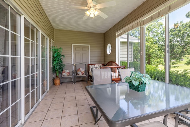 300 Glory Rd Unit 2, Branson, MO 65616 - sunroom / solarium with outdoor dining space and ceiling fan