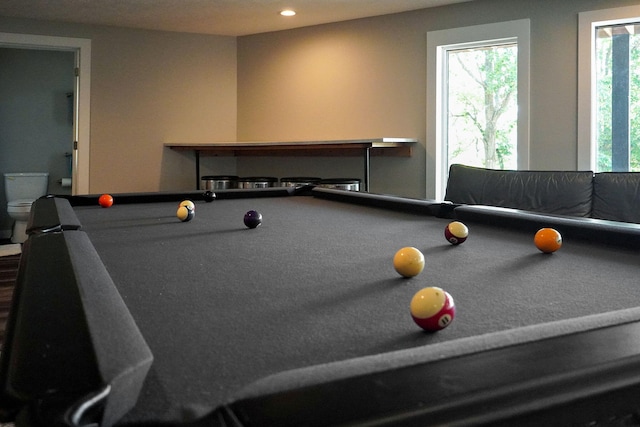 199 Cardinal Rd, Hollister, MO 65672 - rec room with billiards and recessed lighting