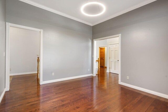 2661 E Ridgewood Dr, Springfield, MO 65804 - unfurnished room with crown molding and wood finished floors