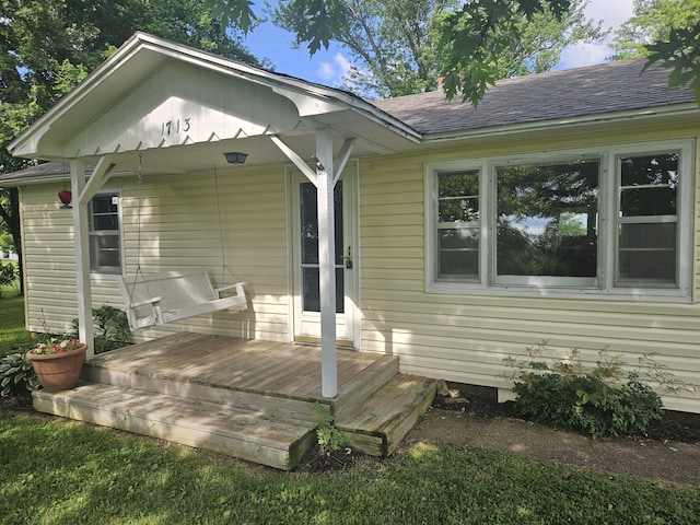 1713 Wall Rd, Mountain Grove, MO 65711 - view of wooden deck