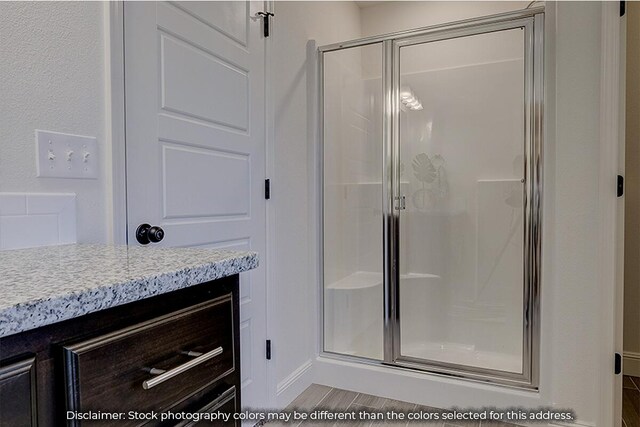 703 N Baywood Dr, Nixa, MO 65714 - full bath featuring a stall shower