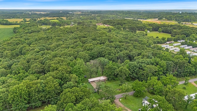 1215 Lanton Rd, West Plains, MO 65775 - aerial view of a heavily wooded area