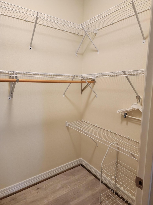 180 Grace Chapel Rd Unit 228, Blue Eye, MO 65611 - walk in closet featuring wood finished floors